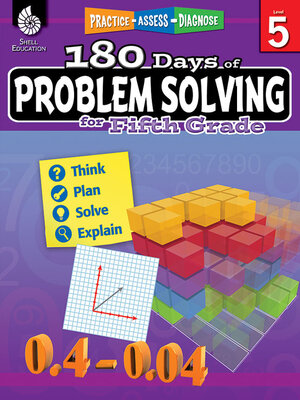 cover image of 180 Days of Problem Solving for Fifth Grade